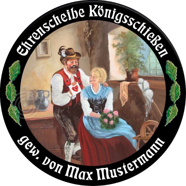 Schützenscheibe ECO-LINE Motiv 197