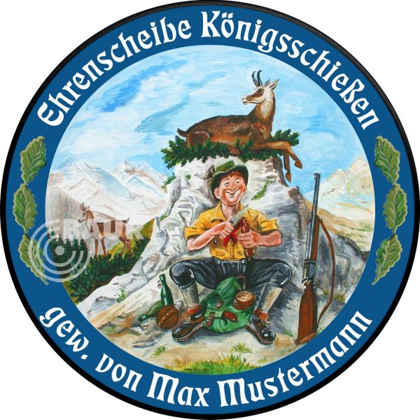 Schützenscheibe ECO-LINE Motiv 203