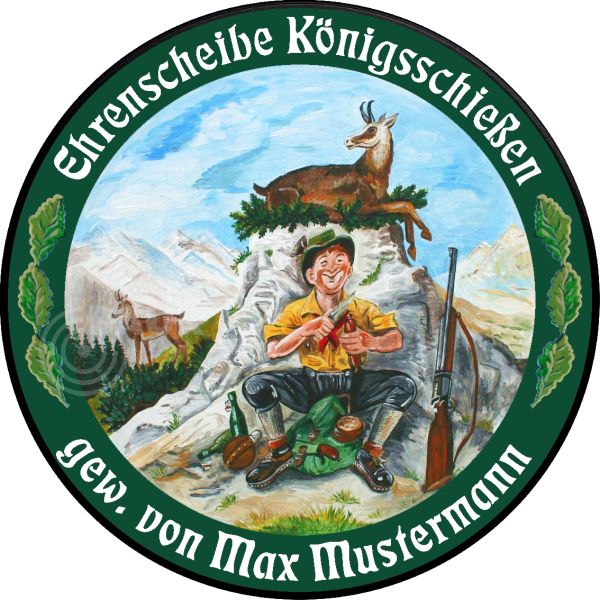 Schützenscheibe ECO-LINE Motiv 203