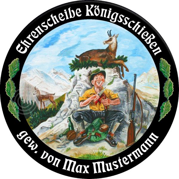 Schützenscheibe ECO-LINE Motiv 203