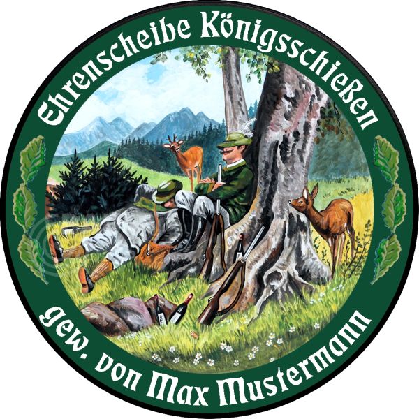 Schützenscheibe ECO-LINE Motiv 234