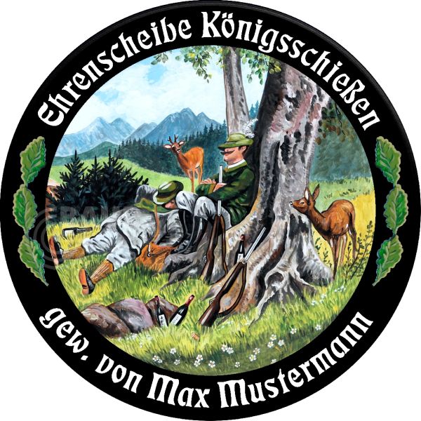 Schützenscheibe ECO-LINE Motiv 234