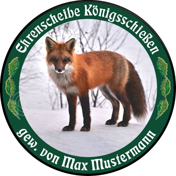 Schützenscheibe ECO-LINE Motiv 243