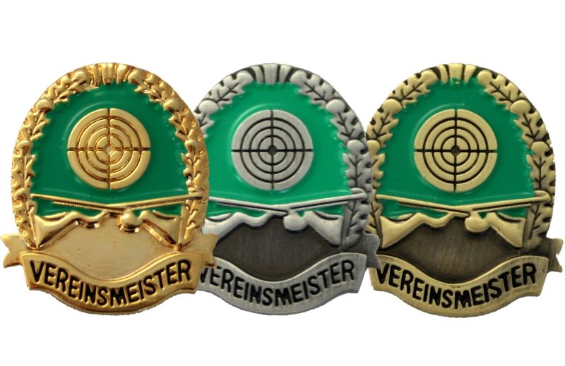 Schützennadel-Set 122 Vereinsmeister