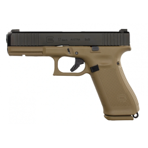 GLOCK Pistole 17 Gen 5 coyote Kal. 9mm Luger