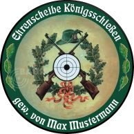 Schützenscheibe ECO-LINE Motiv 019